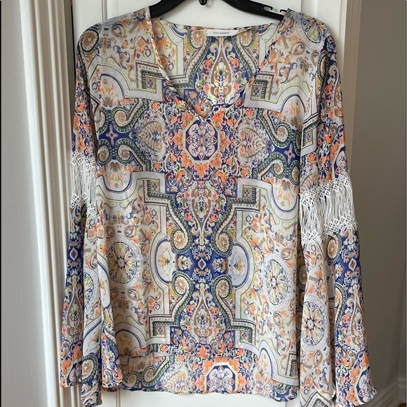 blu pepper size medium office career date night concert vineyard - Picture 1 of 17